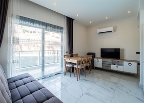 Продается квартира 1+1 в районе Оба