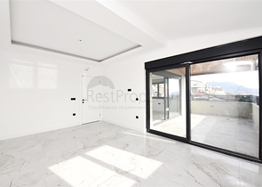 Квартира 3+1 в новом комплексе с видом на море и крепость Алании