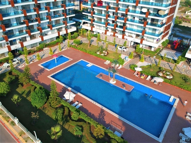 Большие апартаменты 1+1 в современном комплексе в районе Кестель