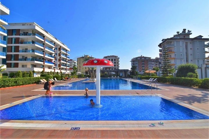 Большие апартаменты 1+1 в современном комплексе в районе Кестель