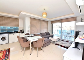 Большие апартаменты 1+1 в современном комплексе в районе Кестель