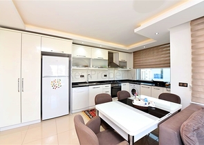 Большие апартаменты 1+1 в современном комплексе в районе Кестель