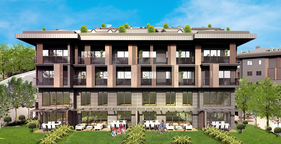 Роскошный проект в объятиях природы в районе Сарыер 