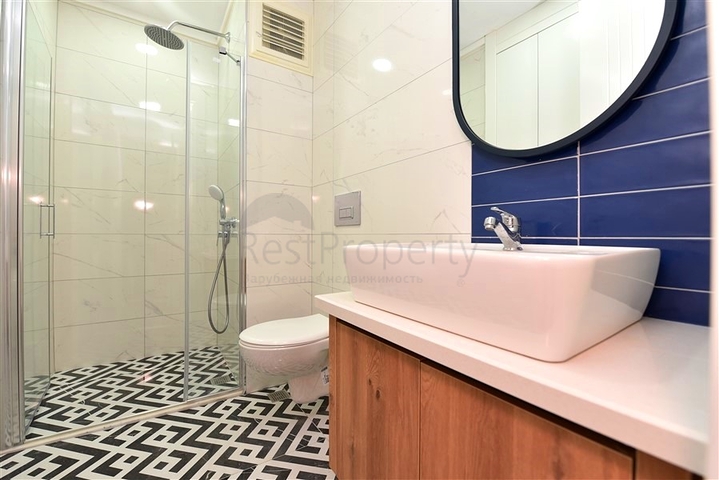 Двухкомнатная квартира в 300 м от моря в центре Алании