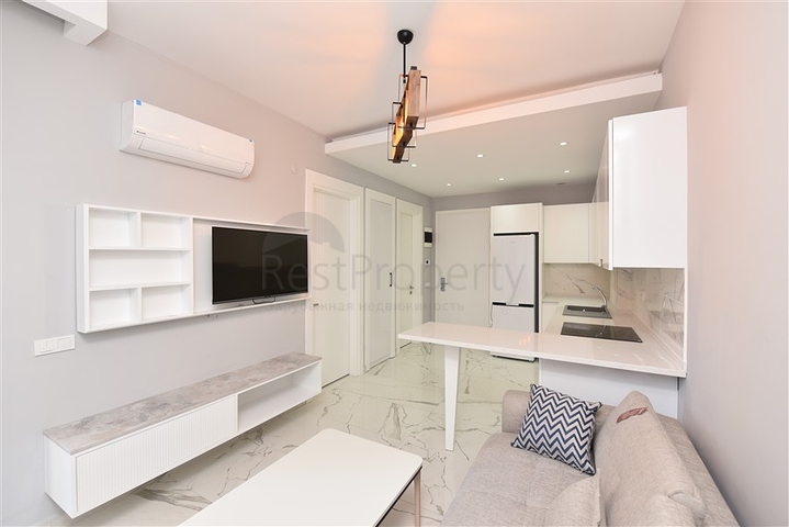 Двухкомнатная квартира в 300 м от моря в центре Алании