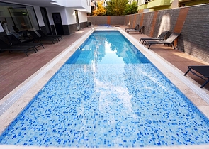 Двухкомнатная квартира в 300 м от моря в центре Алании