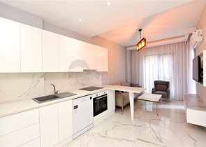 Двухкомнатная квартира в 300 м от моря в центре Алании