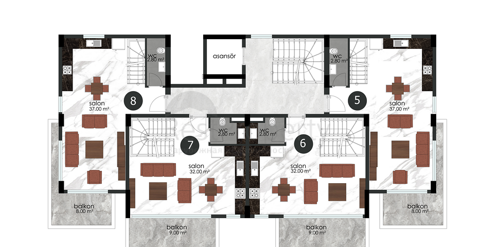Инвестиционный проект в cамом центре Алании 