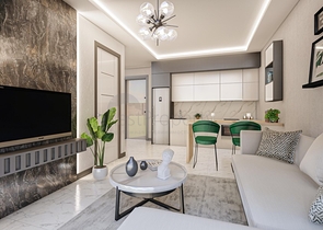 Квартира 1+1 в районе Махмутлар