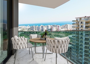 Квартира 1+1 в районе Махмутлар