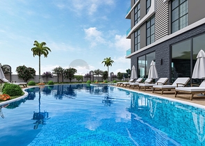 Квартира 1+1 в районе Махмутлар