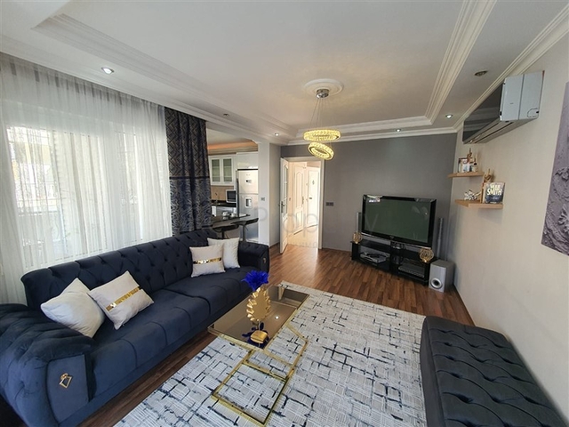 Большая квартира в комплексе с отельной инфраструктурой в центральном районе Джикджилли.