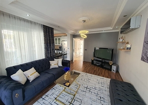 Большая квартира в комплексе с отельной инфраструктурой в центральном районе Джикджилли.