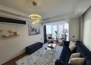 Большая квартира в комплексе с отельной инфраструктурой в центральном районе Джикджилли.