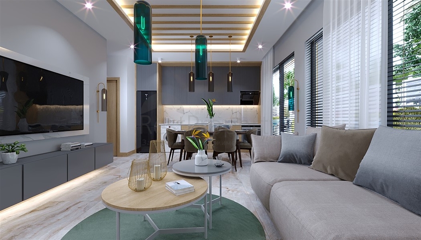 Комплекс в современном стиле в престижном районе Оба 