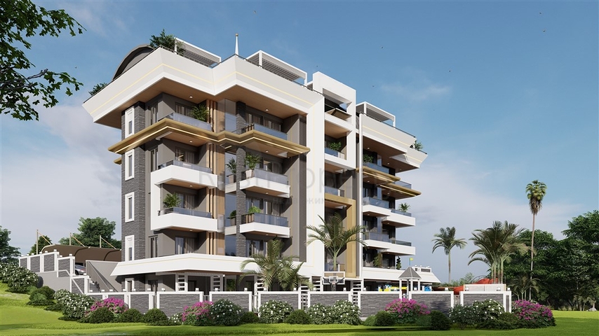 Комплекс в современном стиле в престижном районе Оба 