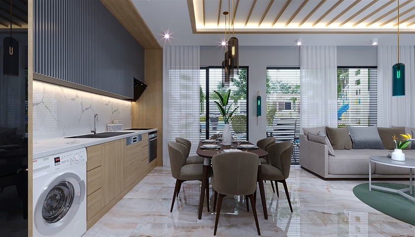 Комплекс в современном стиле в престижном районе Оба 