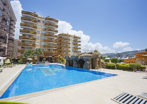 Пентхаус 3+1 с видом на море в районе Махмутлар