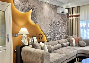 Апартаменты 2+1 в центре Алании с панорамным видом на море