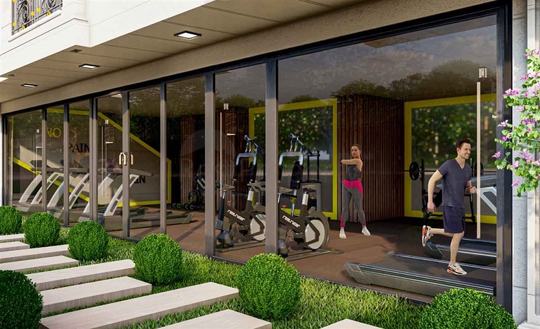 Бутик – комплекс в 1 км от пляжа в районе Демирташ 