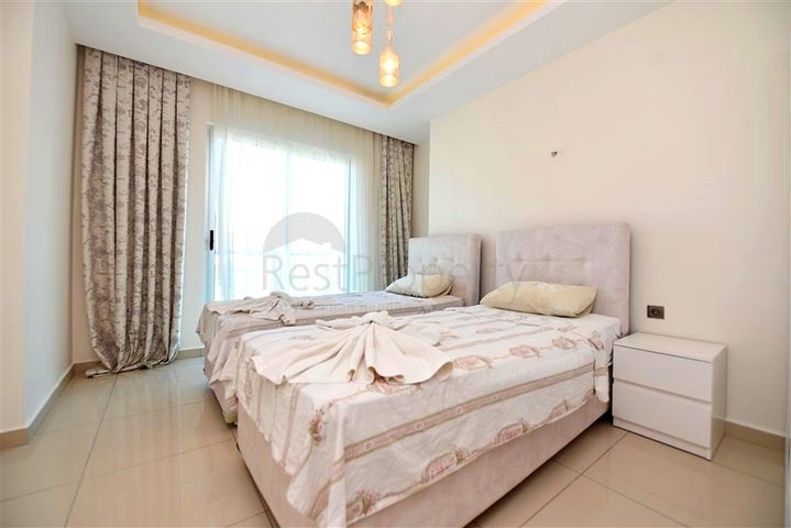 Апартаменты 2+1с видом на море в районе Кестель