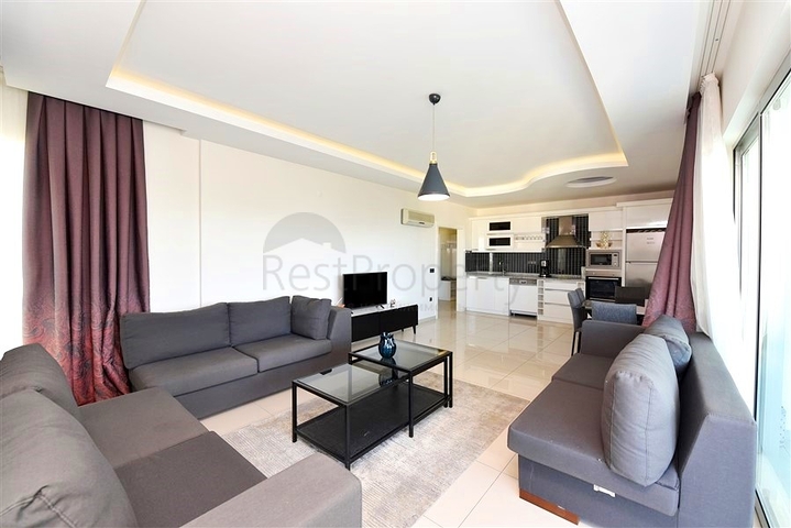 Апартаменты 2+1с видом на море в районе Кестель