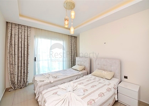 Апартаменты 2+1с видом на море в районе Кестель