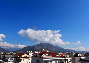 Пентхаус-дуплекс 4+1 в районе Кестель всего в 20 м от моря