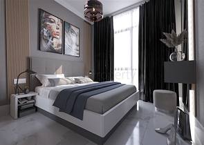 Квартира 2+1 на этапе строительства в районе Махмутлар