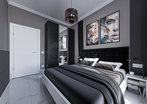 Квартира 2+1 на этапе строительства в районе Махмутлар