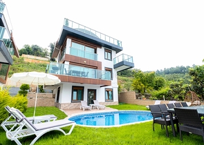 Роскошная вилла под гражданство планировкой 5+1 в Алании