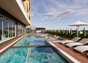 Квартира 1+1 в одном из новых комплексов района Махмутлар