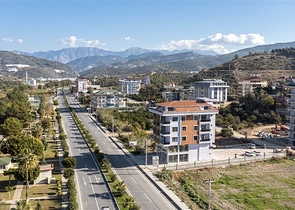 Пентхаус 4+1 в зеленом районе Демирташ