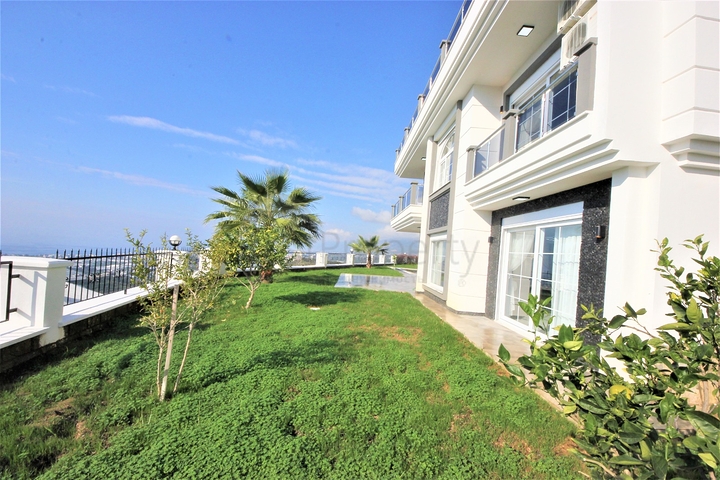 Уютная вилла с панорамным видом в районе Каргыджак