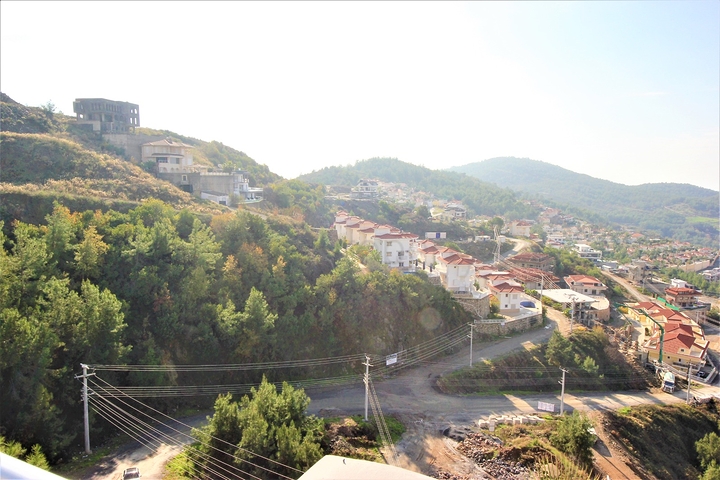 Уютная вилла с панорамным видом в районе Каргыджак