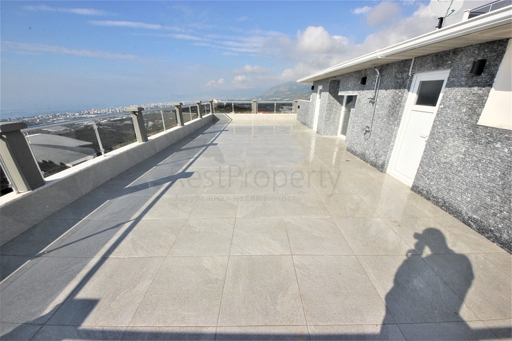 Уютная вилла с панорамным видом в районе Каргыджак