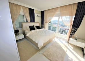 Уютная вилла с панорамным видом в районе Каргыджак