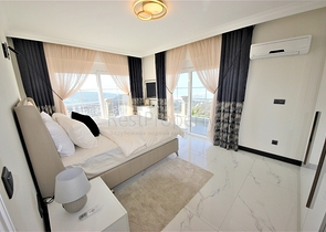 Уютная вилла с панорамным видом в районе Каргыджак