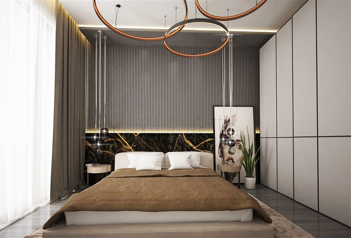 Строящийся проект в популярном районе Махмутлар