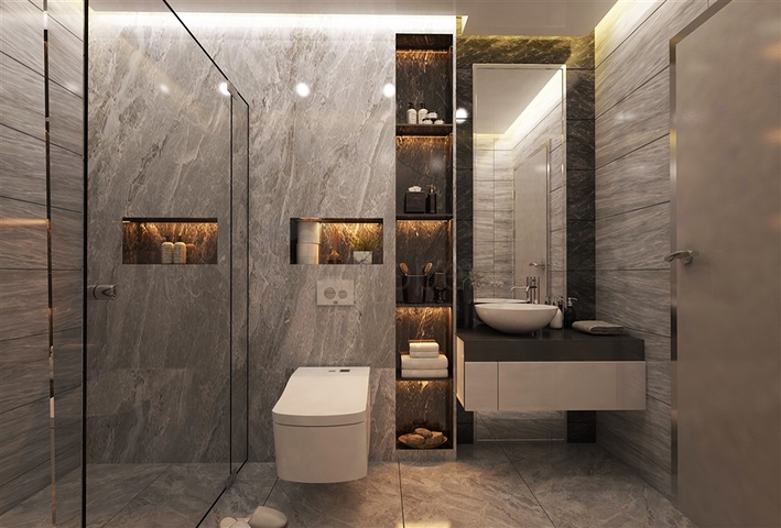 Строящийся проект в популярном районе Махмутлар