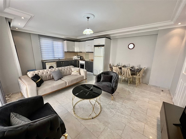 Трехкомнатная меблированная квартира в районе Оба