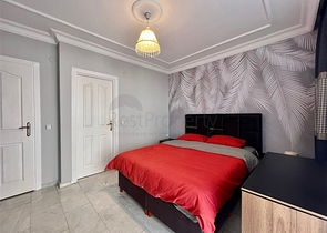 Трехкомнатная меблированная квартира в районе Оба