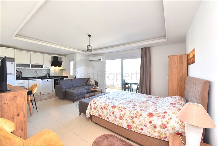 Квартира – студия в аренду в современном комплексе в районе Авсаллар