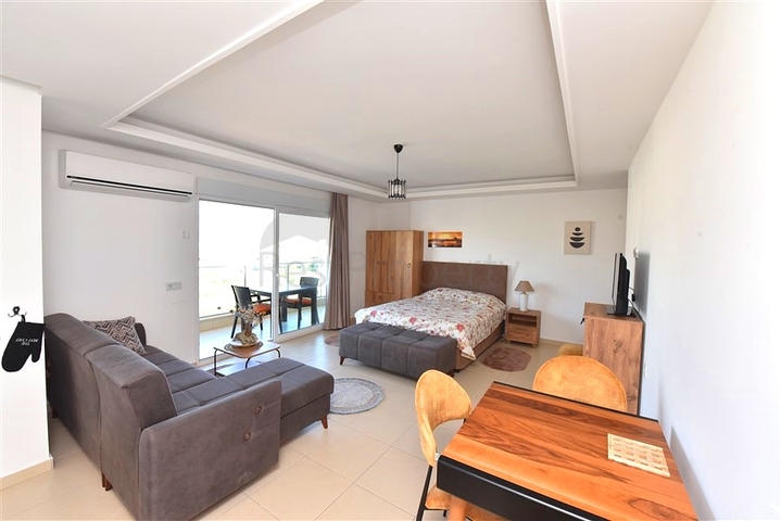 Квартира – студия в аренду в современном комплексе в районе Авсаллар