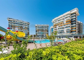 Двухкомнатная квартира в популярном комплексе Авсаллара