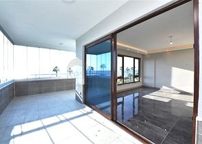 Пентхаус 3+1 с видом на Средиземное море в Махмутларе