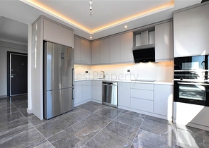 Пентхаус 3+1 с видом на Средиземное море в Махмутларе