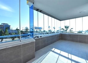 Пентхаус 3+1 с видом на Средиземное море в Махмутларе