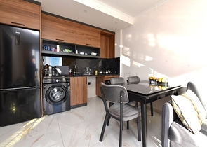 Уютная квартира 1+1 в комплексе с разнообразной инфраструктурой в районе Оба