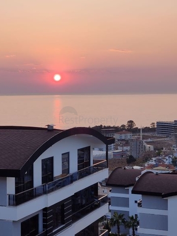 Пентхаус 2+1 с потрясающим видом в районе Каргыджак